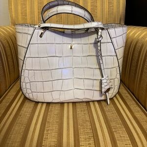 Dooney and Bourke Small Caiman Camilla White